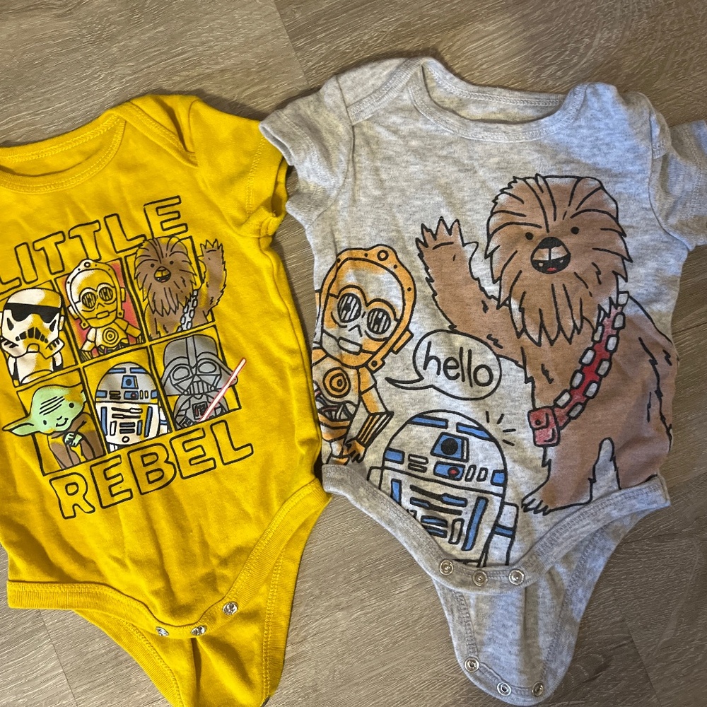 Star Wars onesie pack